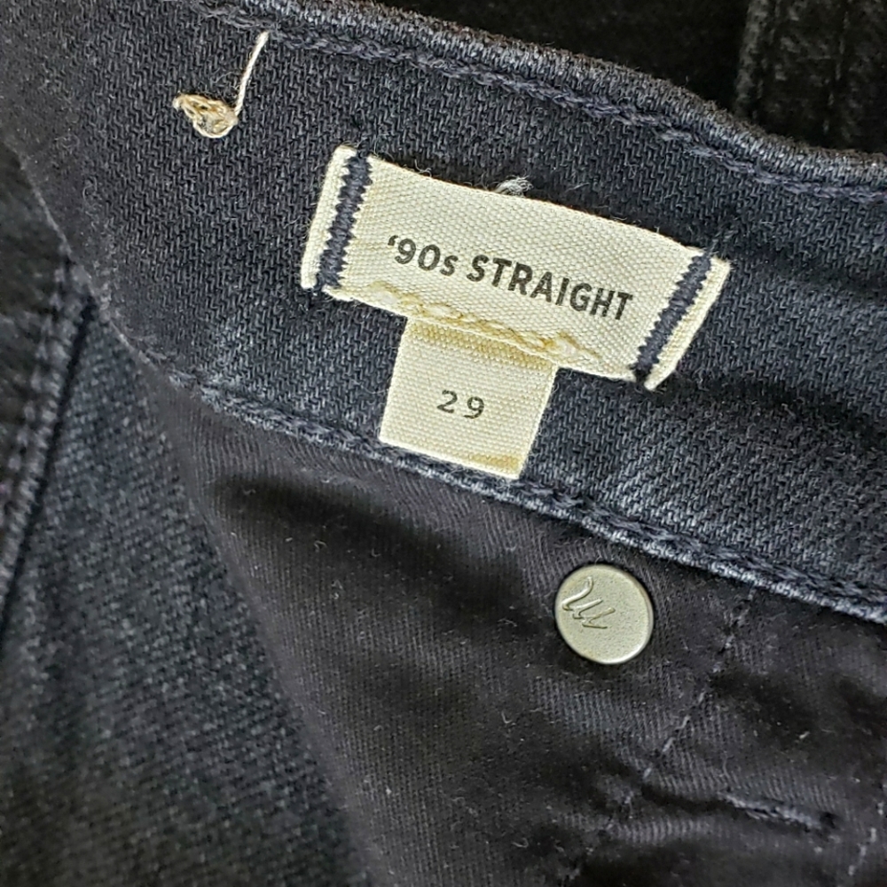 Women's Madewell Black '90s Straight Jeans